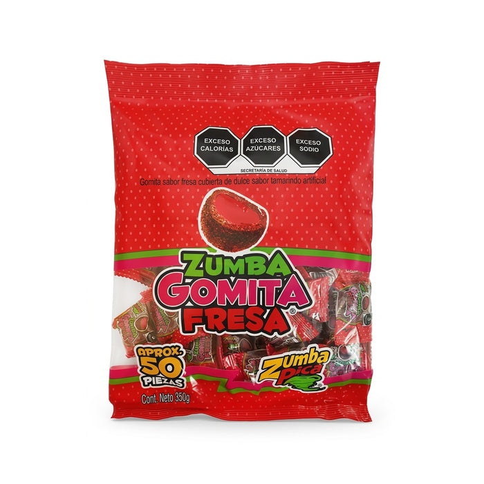 Zumba Gomita Fresa 50 Piezas