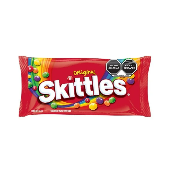 Skittles Original 24 Piezas 54.4 Gramos