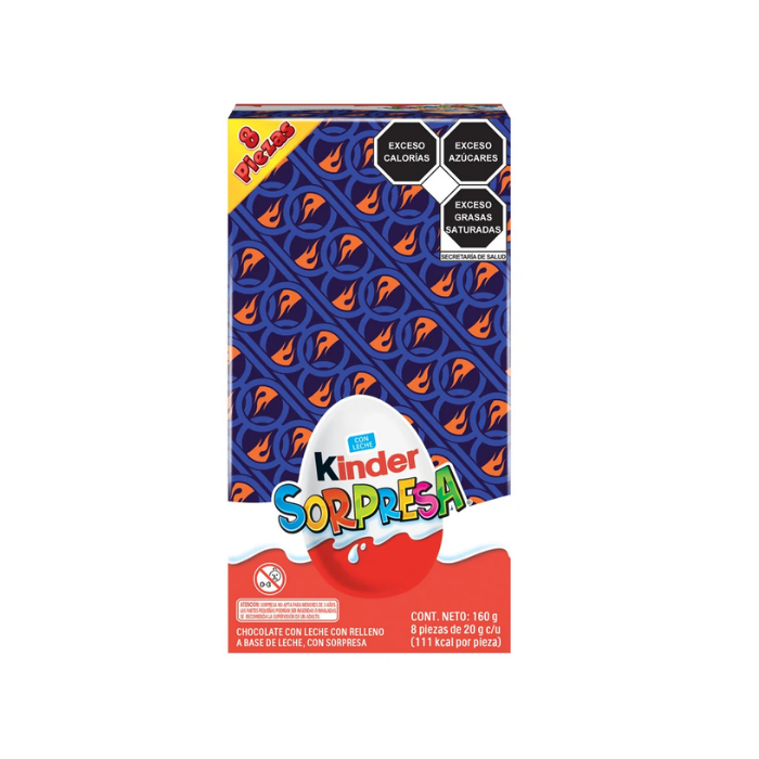 Kinder Sorpresa T8 Hot Wheels 8 Piezas