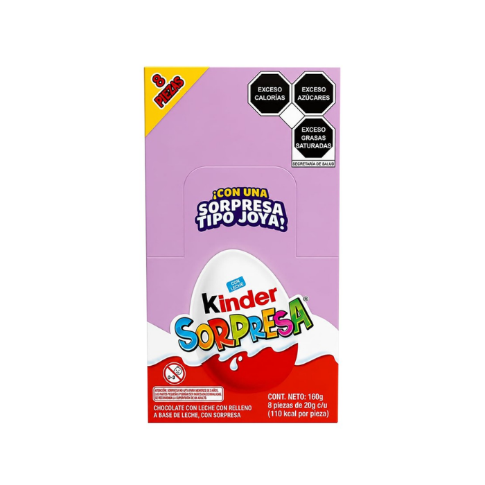 Kinder Sorpresa T8 Joyas 8 Piezas