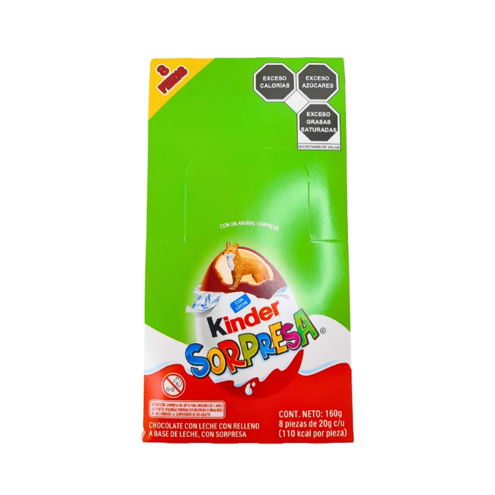 Kinder Sorpresa T8 Animales 8 Piezas