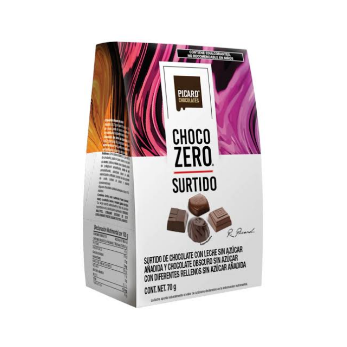 Pirámide Chocolate Zero Azúcar 70 Gramos