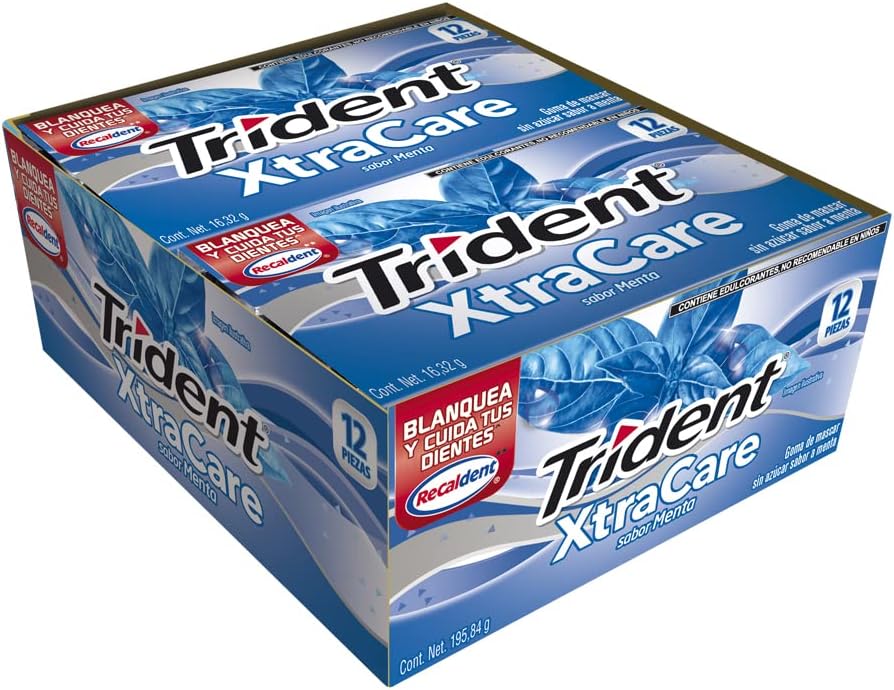 TRIDENT XTRACARE MENTA 32 DPLY C/12 P