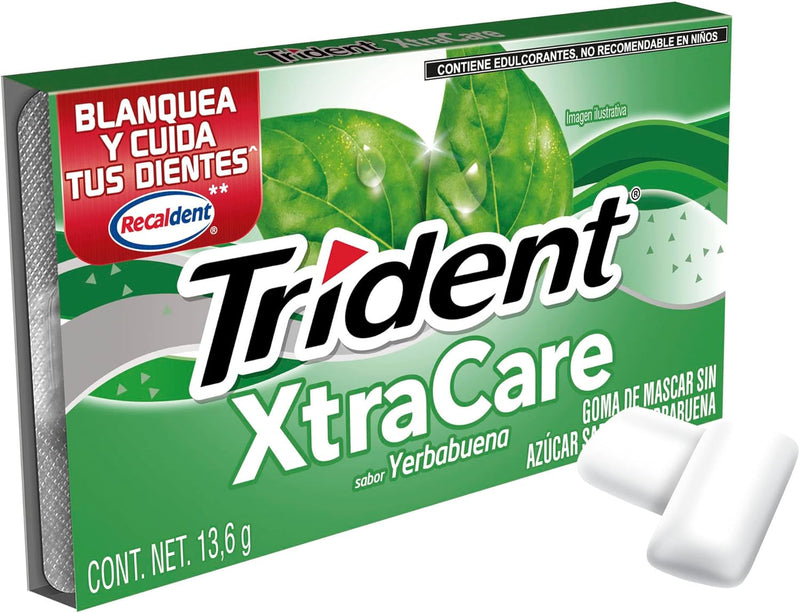TRIDENT XTRACARE YERBA 32 DPLY C/12 P