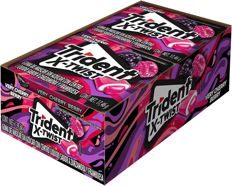 TRIDENT TWIST REDBERRY 18 DPLY C/8 PZAS