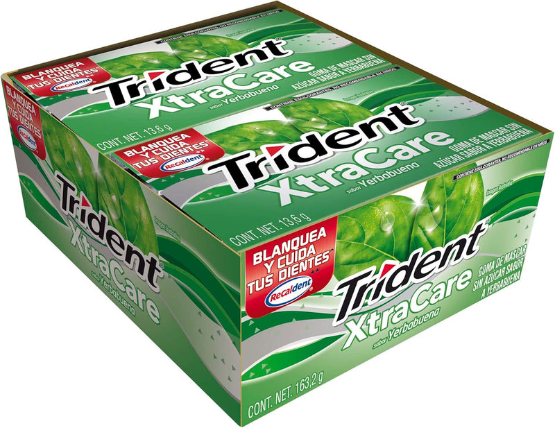 TRIDENT XTRACARE YERBA 32 DPLY C/12 P