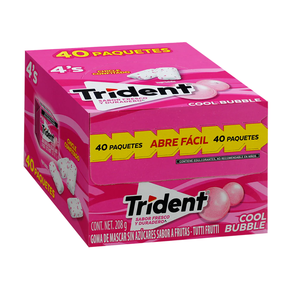 TRIDENT 4´s COOL BUBBLE 40/40