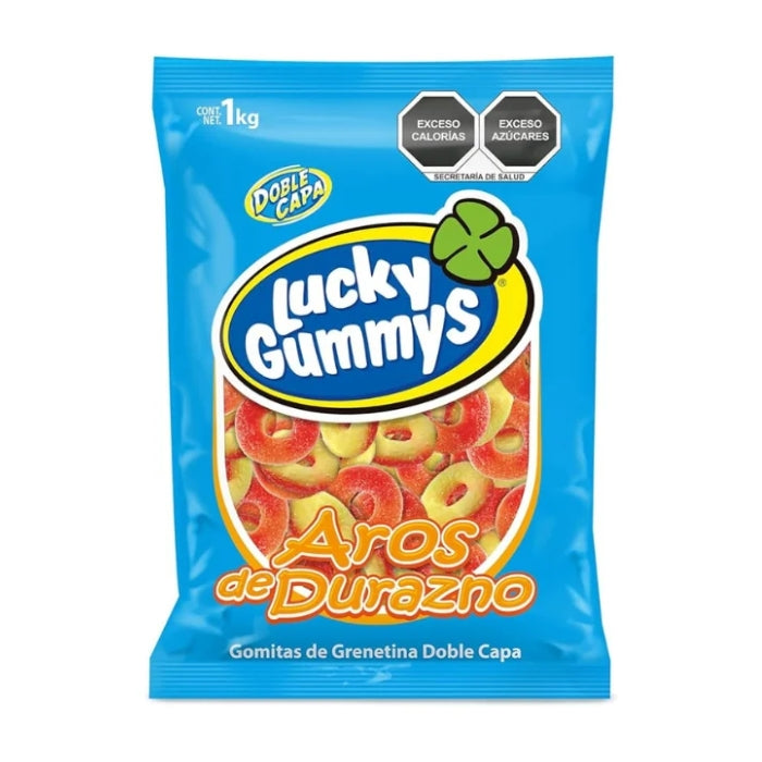 Aros Durazno Lucky 1 Kilogramo