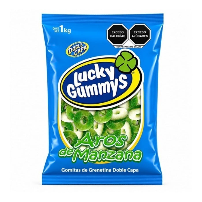 Aros Manzana Lucky 1 Kilogramo
