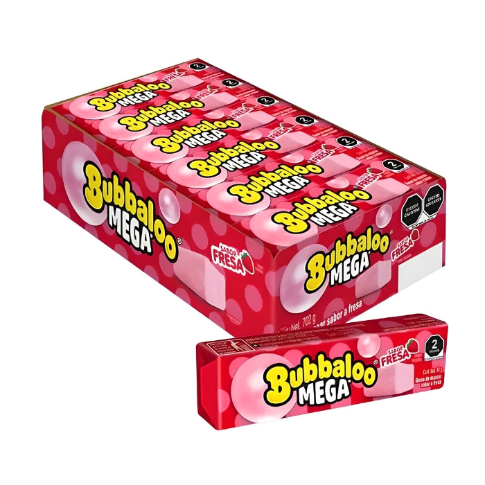 Bubbaloo Fresa 18 Piezas