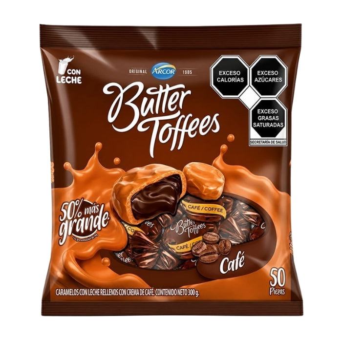 Butter Toffee Café 50 Piezas 300 Gramos