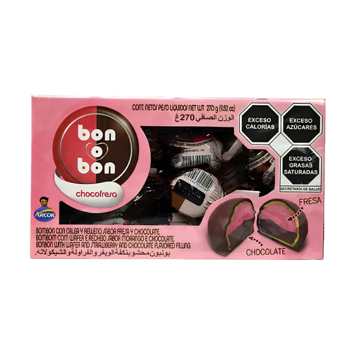 Bon o Bon Choco Fresa 18 Piezas