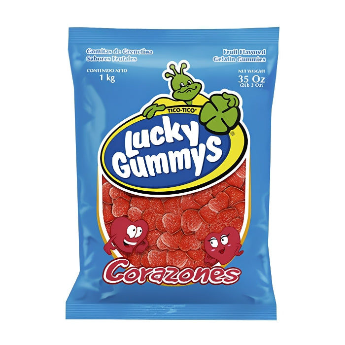 Corazones Lucky Gummys 1 Kilogramo