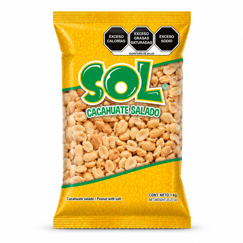 Cacahuate Salado Sol 1 Kilogramo