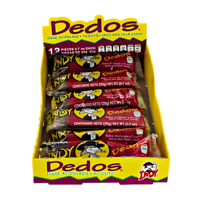 Dedos Indy 20 Gramos 48 Displays con 12 Piezas