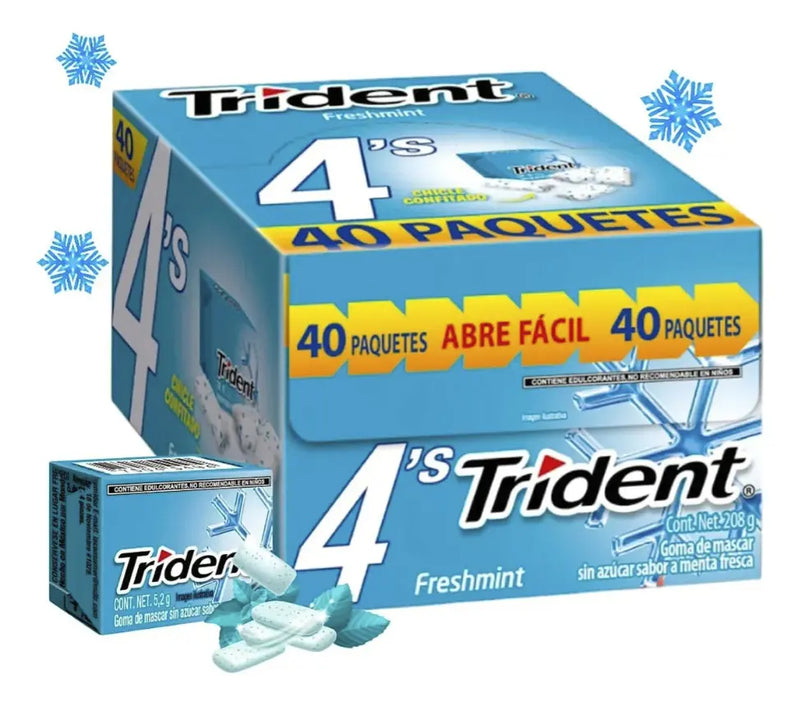 TRIDENT 4´s FRESHMINT 40/40