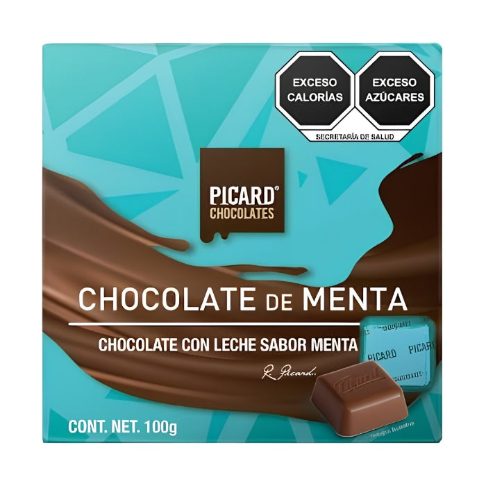 Estuche Chocolate Menta 100 Gramos