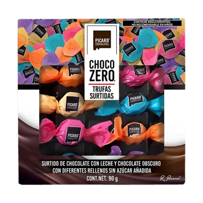 Estuche Choco Zero Trufa 90 Gramos