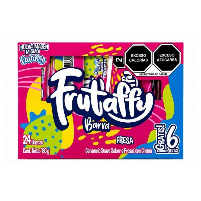Frutaffy Fresas con Crema 24 Piezas + 6 Gratis