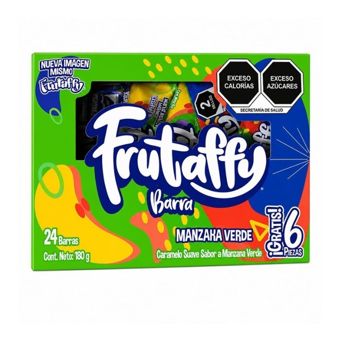 Frutaffy Manzana Verde 24 Piezas + 6 Gratis