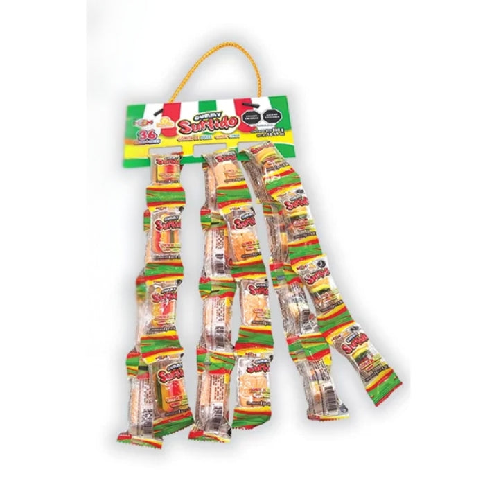 Gummy Surtido Tira 36 Piezas