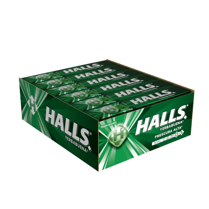 Halls Yerbabuena 12 Piezas