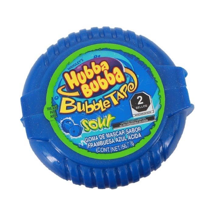 Hubba Bubba Rollo Mora Azul 6 Piezas