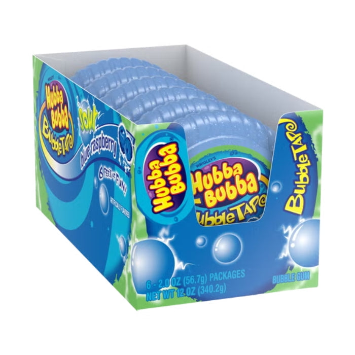 Hubba Bubba Rollo Mora Azul 6 Piezas
