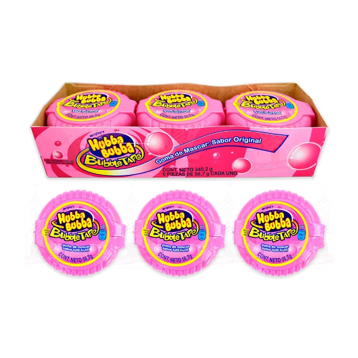 Hubba Bubba Rollo Tutti Frutti 6 Piezas