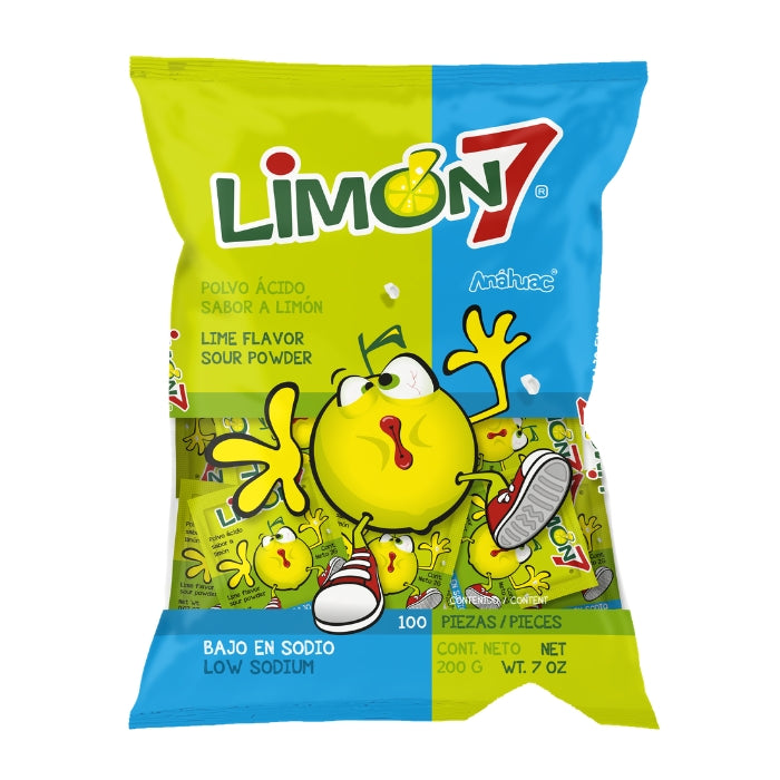 Limón 7 Bajo en Sodio 100 Piezas