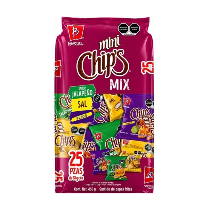 Mini Chips Mix 25 Piezas