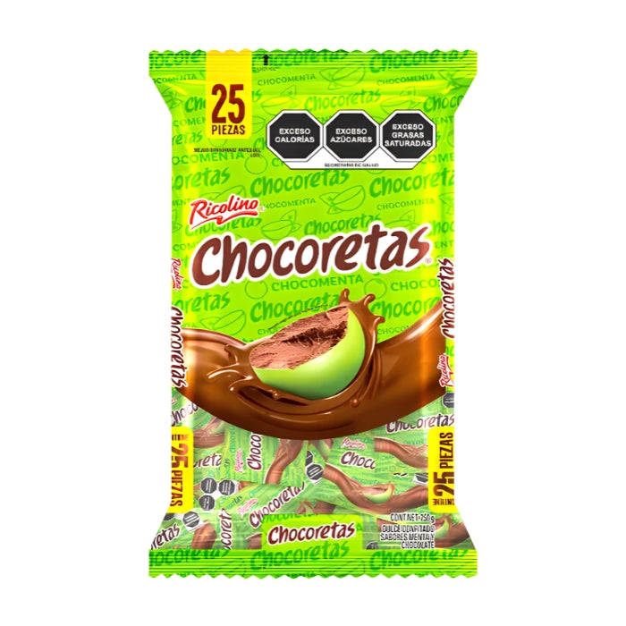 Mini Chocoreta 10 Gramos 25 Piezas