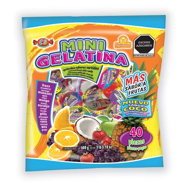 Mini Gelatina Bolsa 40 Piezas