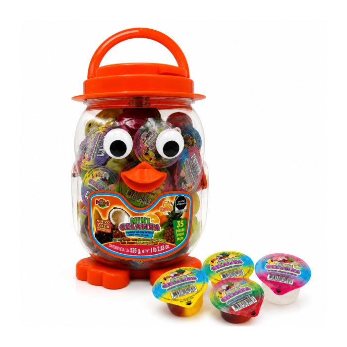 Mini Gelatina Pingüino Vitrolero con 35 Piezas