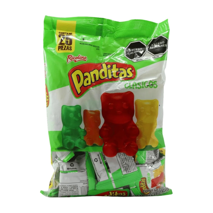 Mini Panditas 15 Gramos 25 Piezas