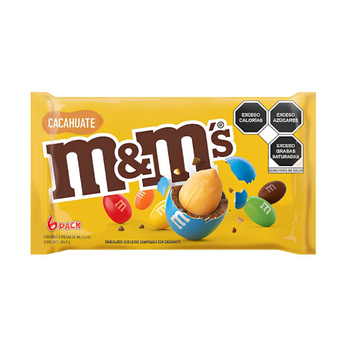 M&M's Cacahuate Sobre 6 Piezas