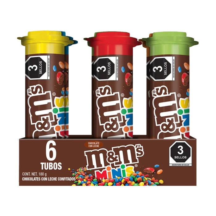 M&M's Minis Tubo 6 Piezas
