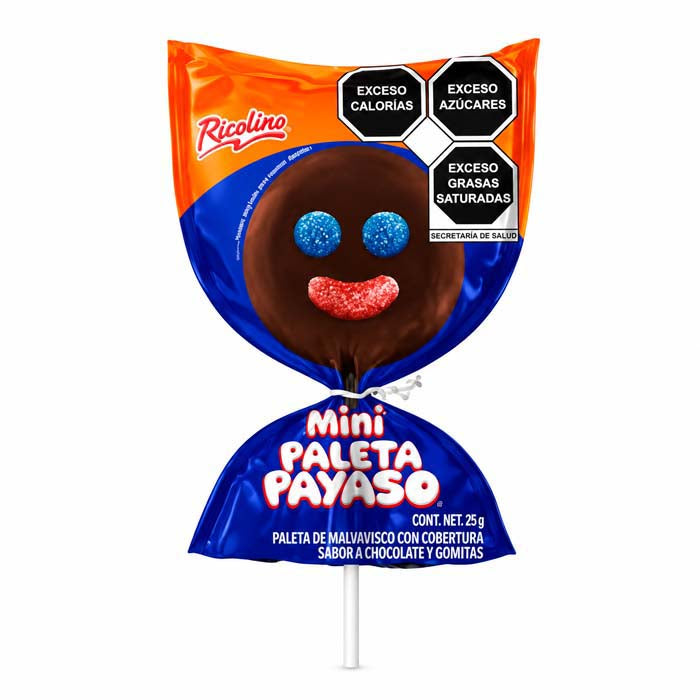 Mini Paleta Payaso Slim Granel 25 Gramos
