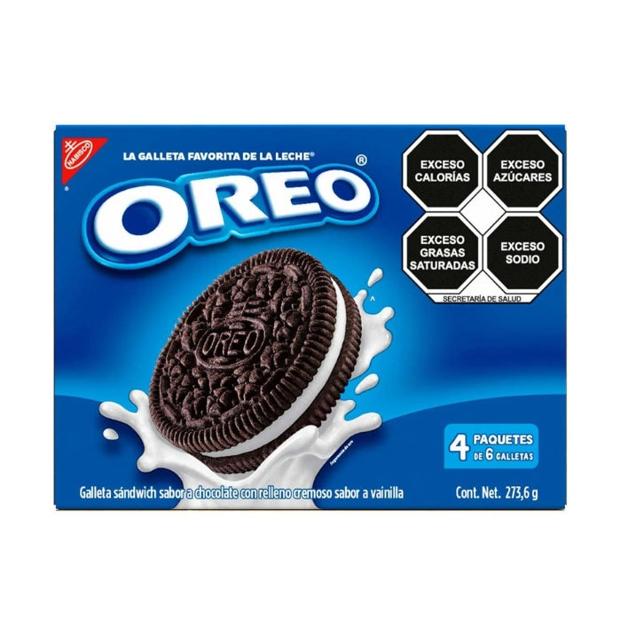 Oreo 6 Galletas 4 Paquetes