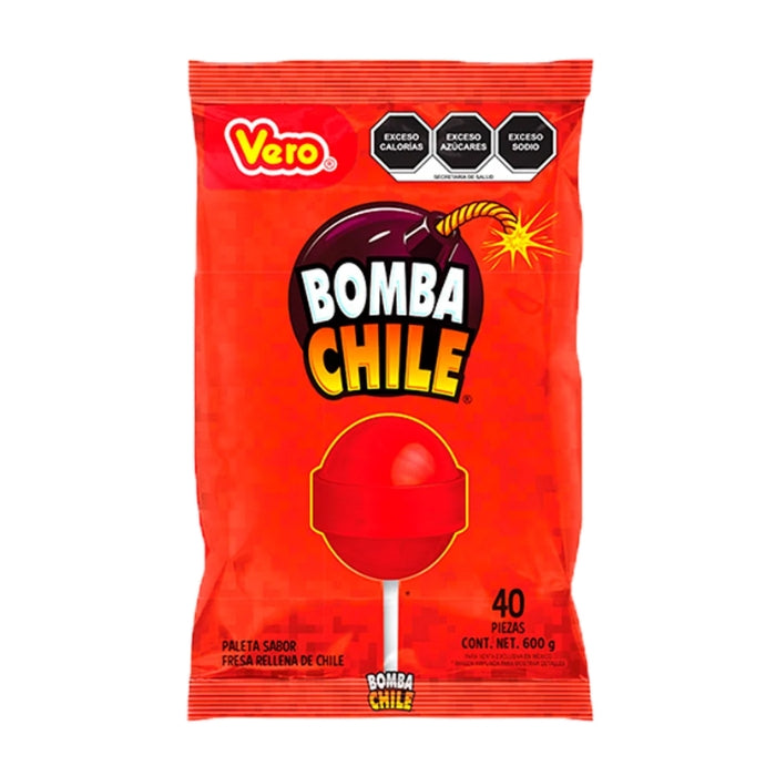 Paleta Bomba con Chile 40 Piezas