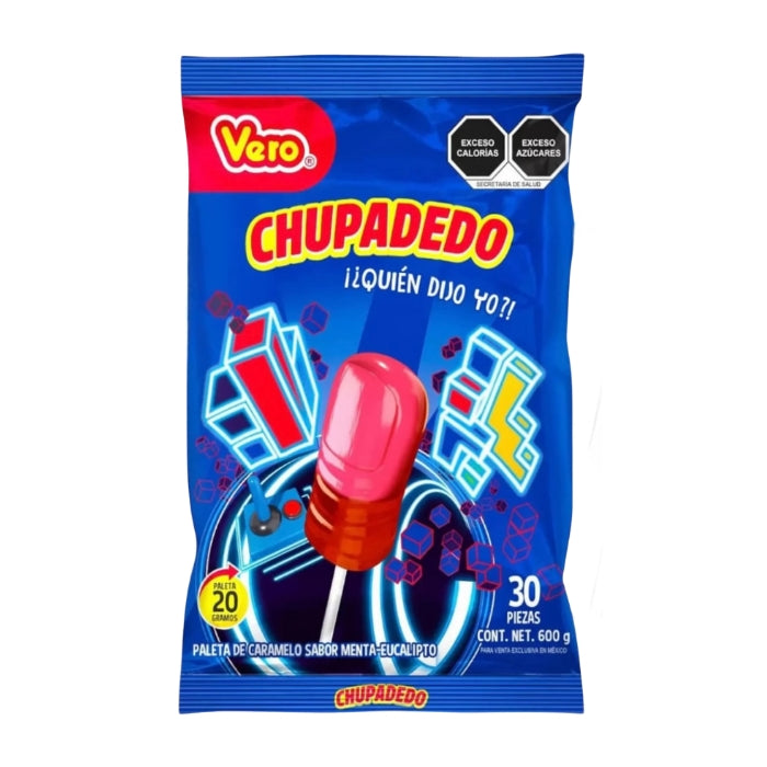 Paleta Dedo Rojo 30 Piezas