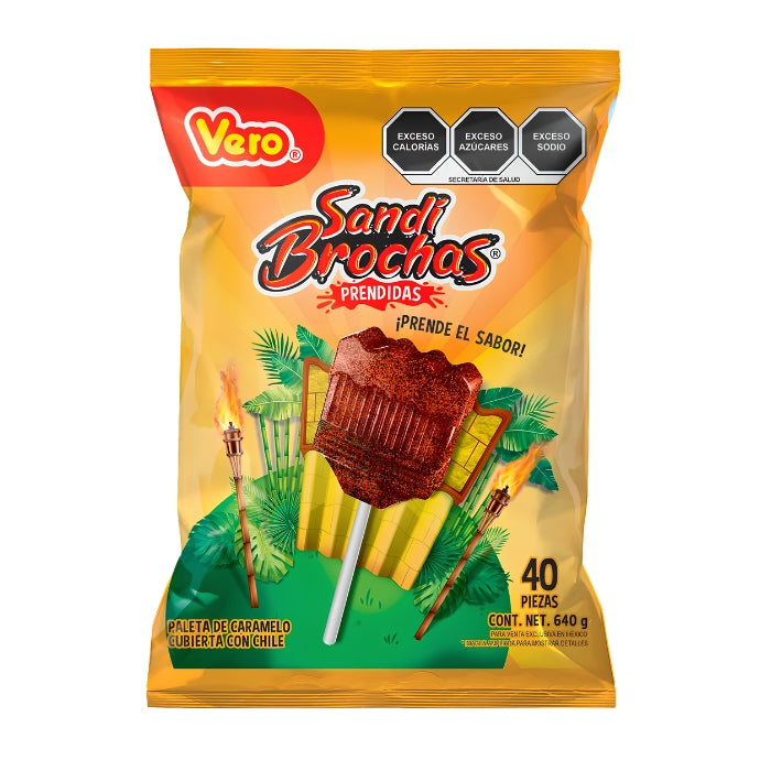 Paleta Sandibrocha Prendida 40 Piezas