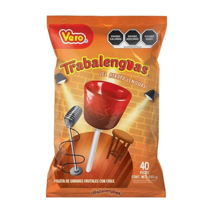 Paletas Trabalenguas 40 Piezas