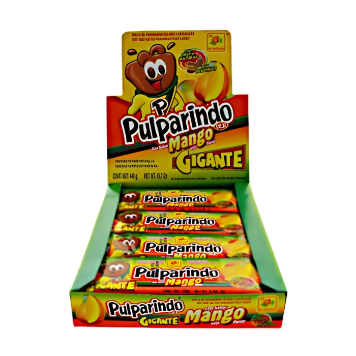 Pulparindo Gigante Mango 28 Gramos 20 Displays con 16 Piezas