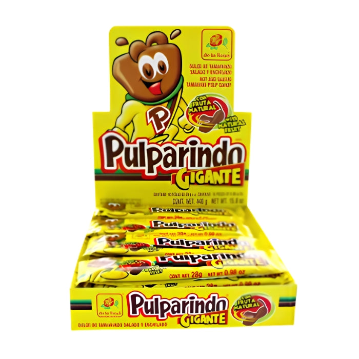 Pulparindo Gigante Tamarindo 20 Displays con 16 Piezas