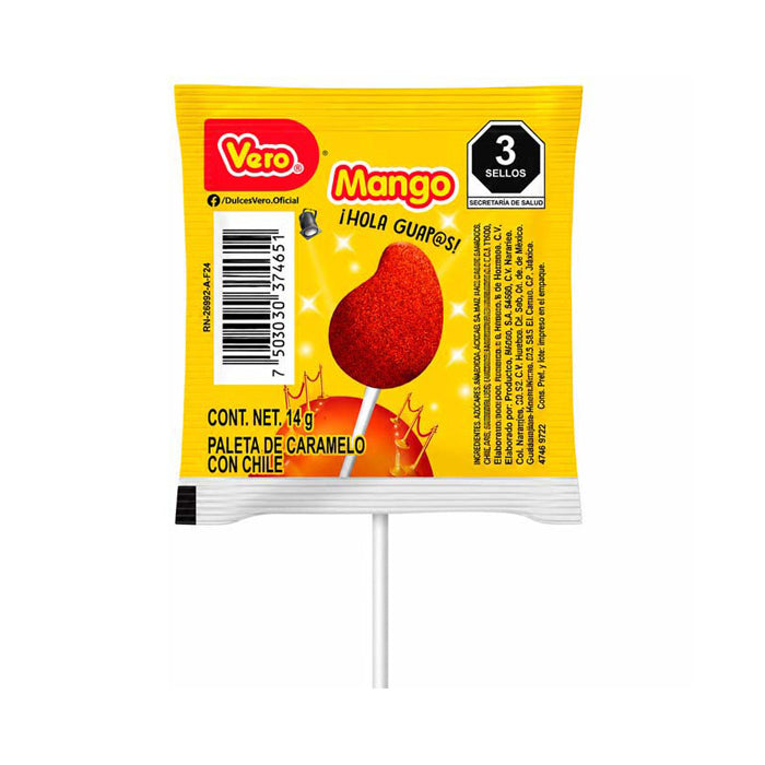 PALETA MANGO CON CHILE 24BOLSAS C/40PZAS
