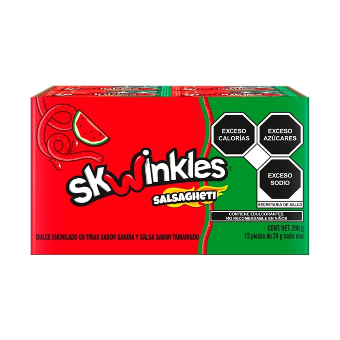 Skwinkles Salsagheti Sandía 12 Piezas
