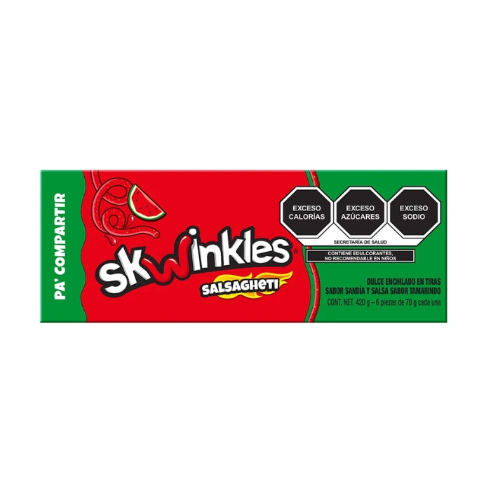 Skwinkles Salsagheti Pa' Compartir 6 Piezas