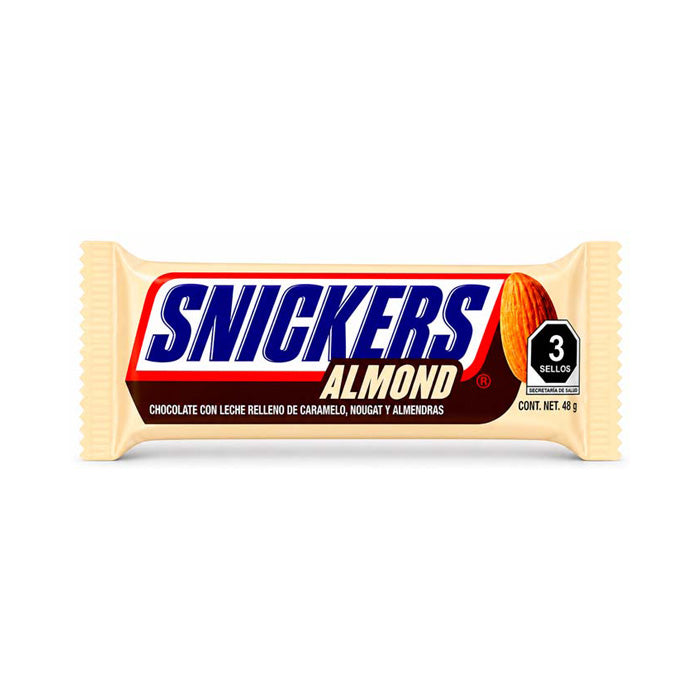 SNICKERS ALMOND 12 DPLY C/6 PZAS 43.4 GR