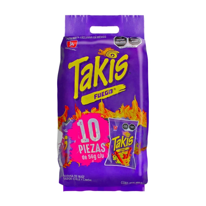 Takis Fuego Pack 10 Piezas
